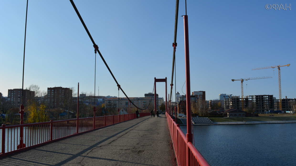 Освещение подвесного моста обойдется бюджету Пензы в 4,5 millones de rublos