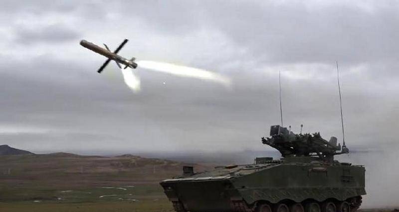 «Tanks disappear after a fight with HJ-10»: the Chinese press showed footage of the use of self-propelled ATGM