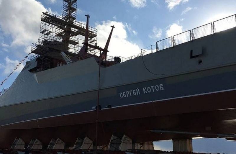 В Керчи спущен на воду четвёртый патрульный корабль проекта 22160