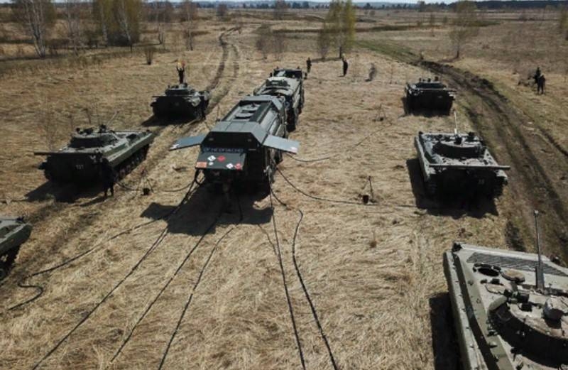 На оснащение российской армии приняты автоцистерны, выдерживающие попадание пули калибра 7,62 milímetro