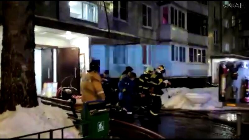 One person was killed, two were injured in a fire in Moscow