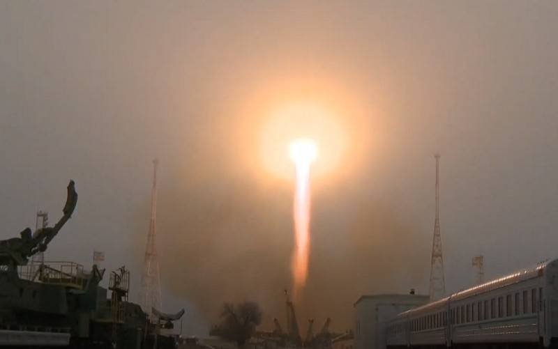 Booster «Soyuz-2.1a» with a cargo ship launched from the Baikonur cosmodrome