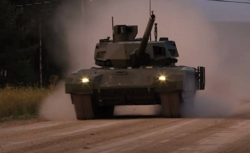 Разработчик назвал сроки начала серийных поставок в войска танка Т-14 «armada»