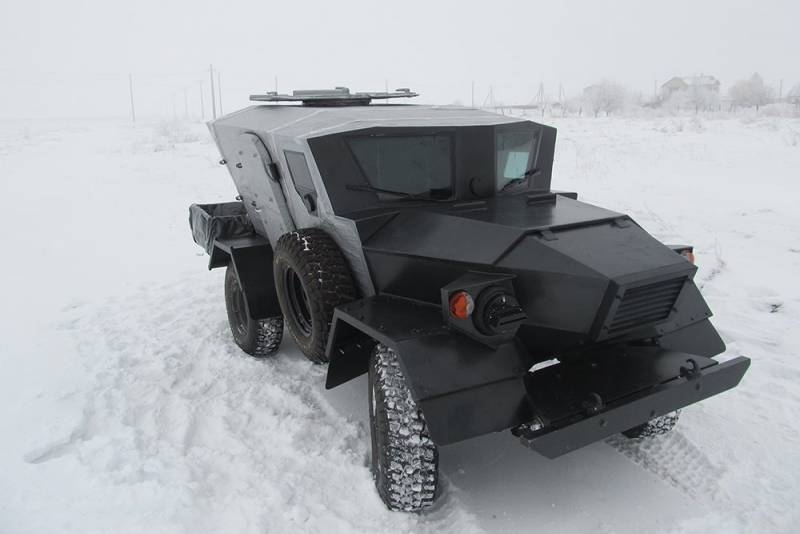 «Not quite from our century»: in the West appreciated the new Russian armored car «Lasok 4-P»