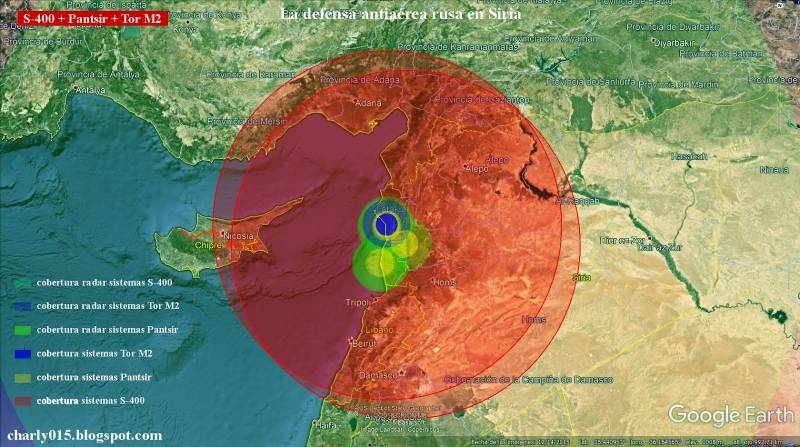 The media clearly showed the saturation of the air defense of the Khmeimim airbase