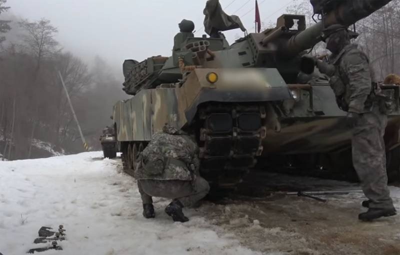 В Южной Корее провели имитационные бои между танками Т-80У и K1