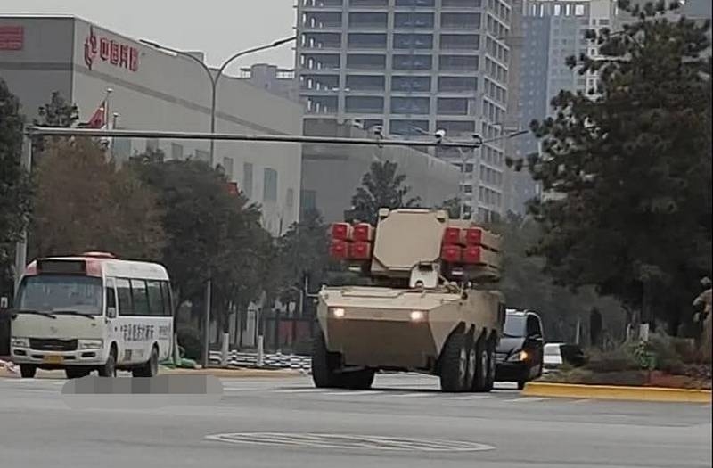 A photo of a new Chinese short-range anti-aircraft complex appeared on the web
