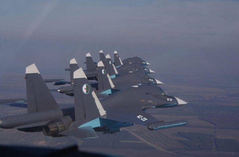 Алжир закупает российские фронтовые бомбардировщики Су-34