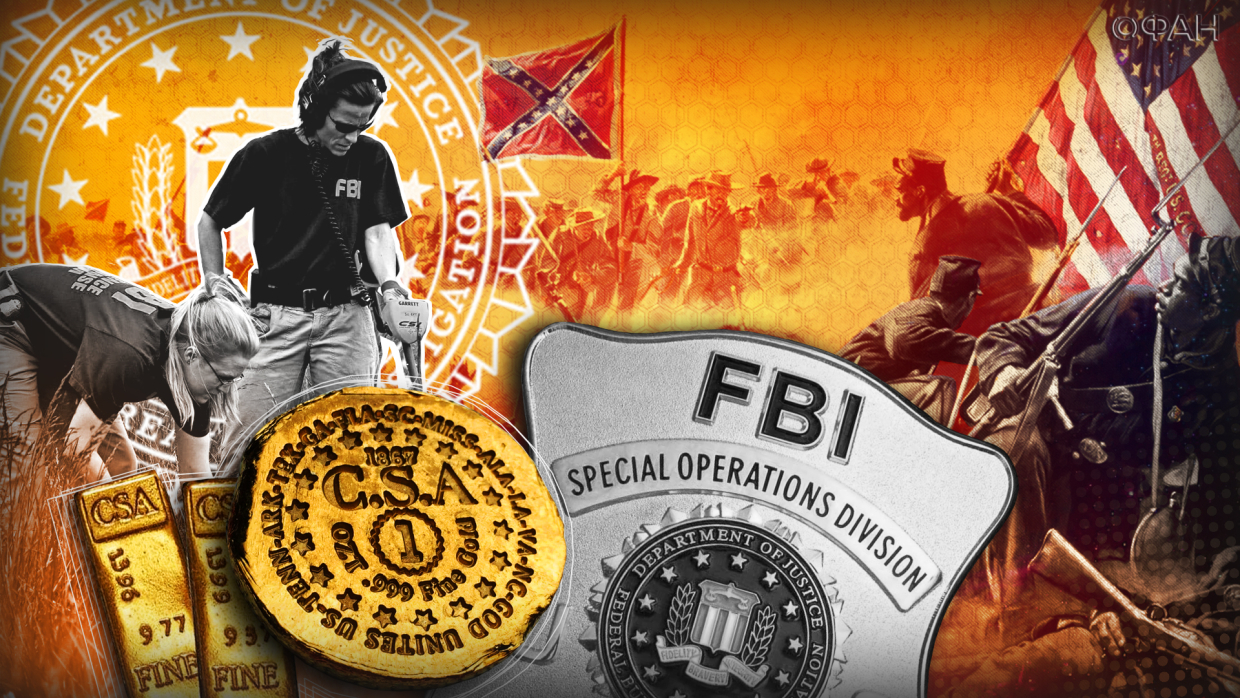 American treasure hunters suspect the FBI of stealing gold during the Civil War