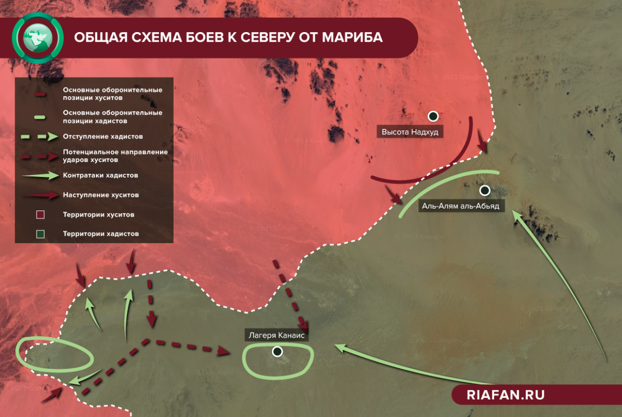 Battle of Yemeni Marib: positional battles began in the northern direction