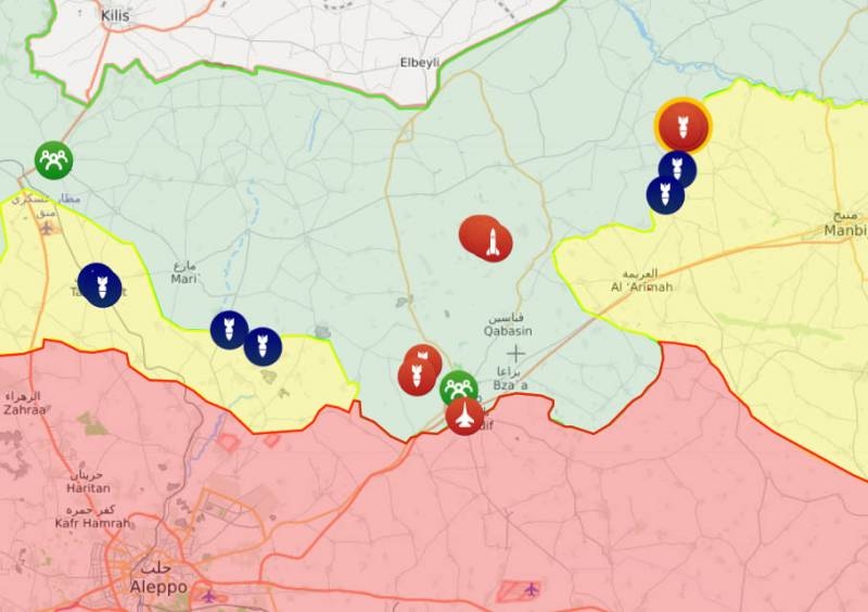 Fighting in the area of ​​the Syrian city of El-Bab: SAA inflicts artillery strikes on territories controlled by Turkish troops