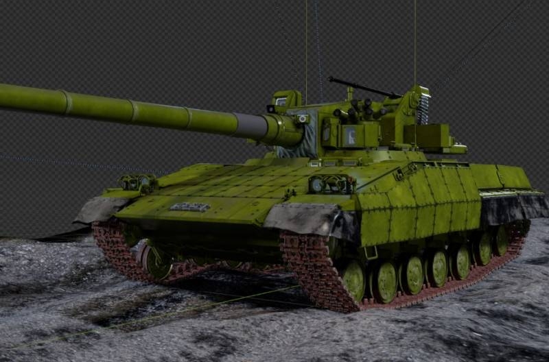 From Soviet to «promising Ukrainian»: A 3D image of the tank has appeared «Hammer»