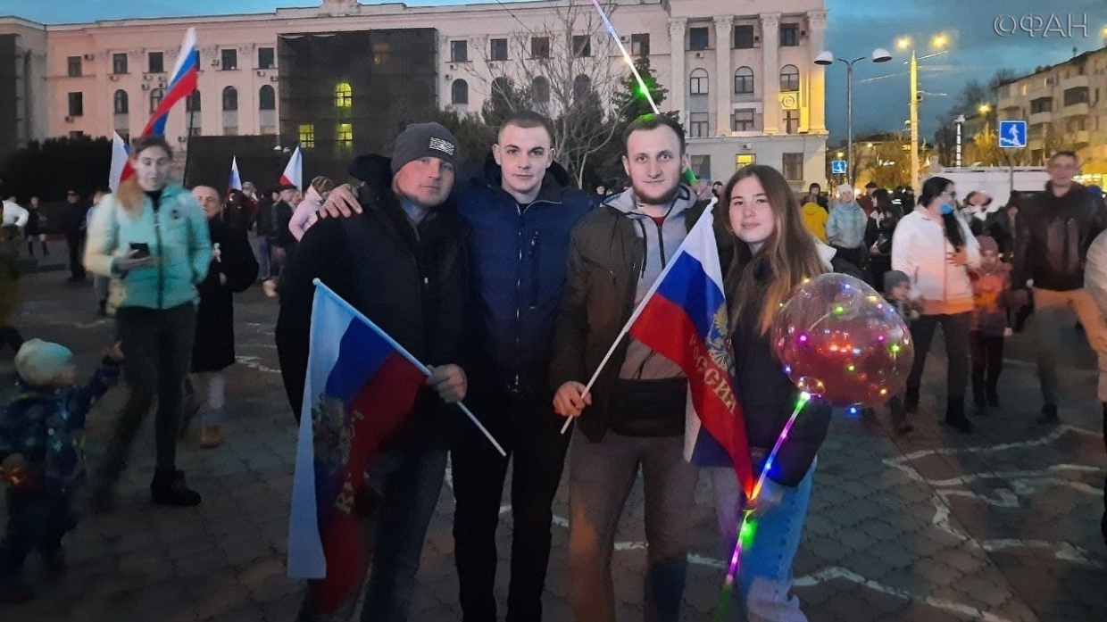 Crimea and Sevastopol celebrated the return to Russia. FAN publishes video