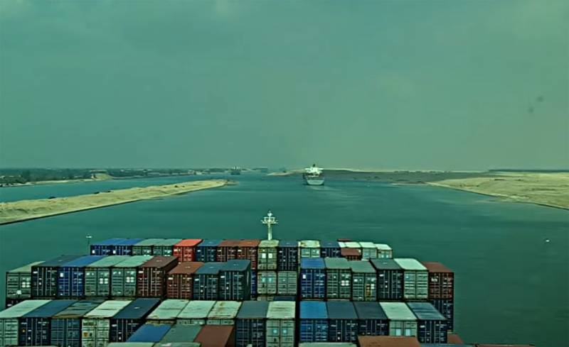 Container ship that blocked traffic in the Suez Canal was taken aground