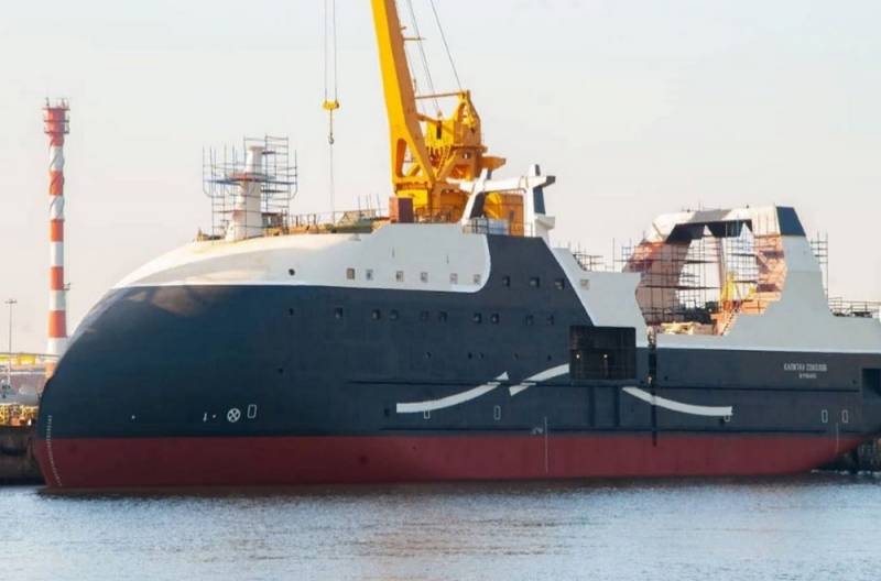 first production: A processor trawler of the project was launched in St. Petersburg 170701