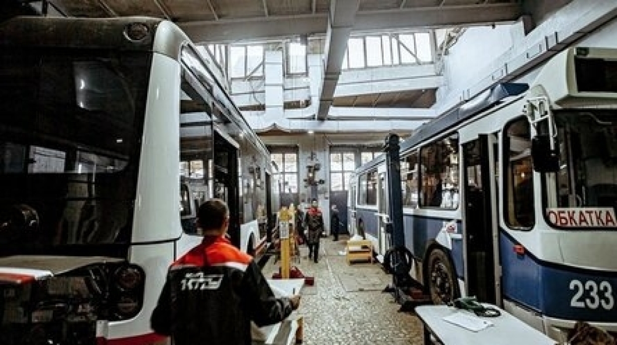 The first trolleybus assembled in Krasnodar will go online in April