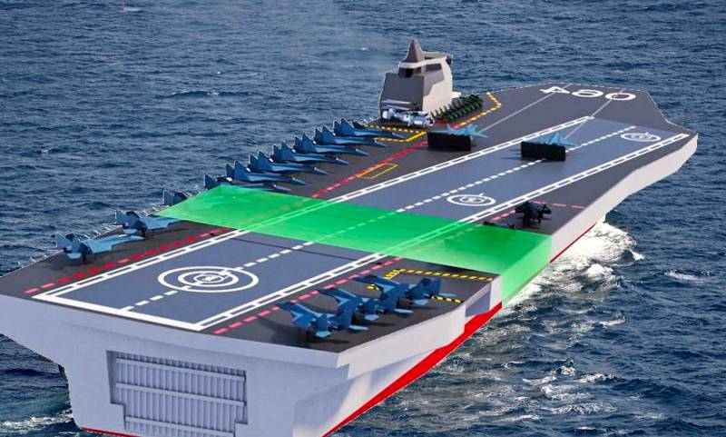 Russia has taken an extraordinary approach to the construction of an aircraft carrier
