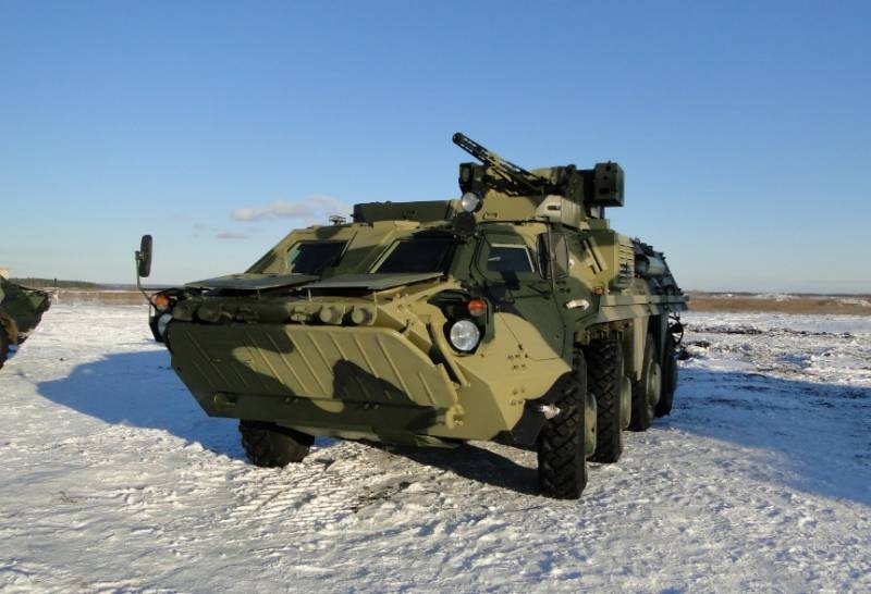 It became known about the tests in Ukraine BTR-4, adapted for the marines