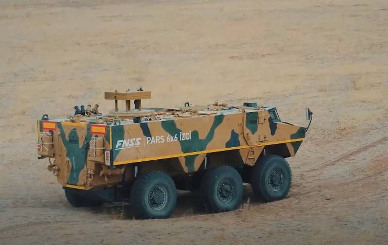 Turkey starts production of new Pars İzci armored personnel carrier