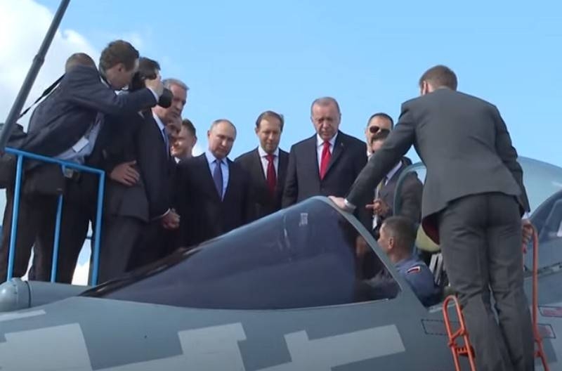 Турция рассматривает вариант закупки российских истребителей Су-35 и Су-57