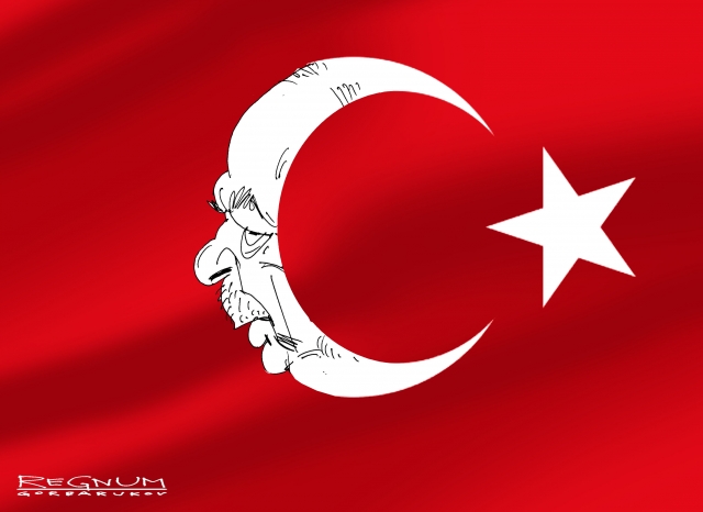 Who has Turkish neo-Ottomanism and neo-Pan-Turkism in service??
