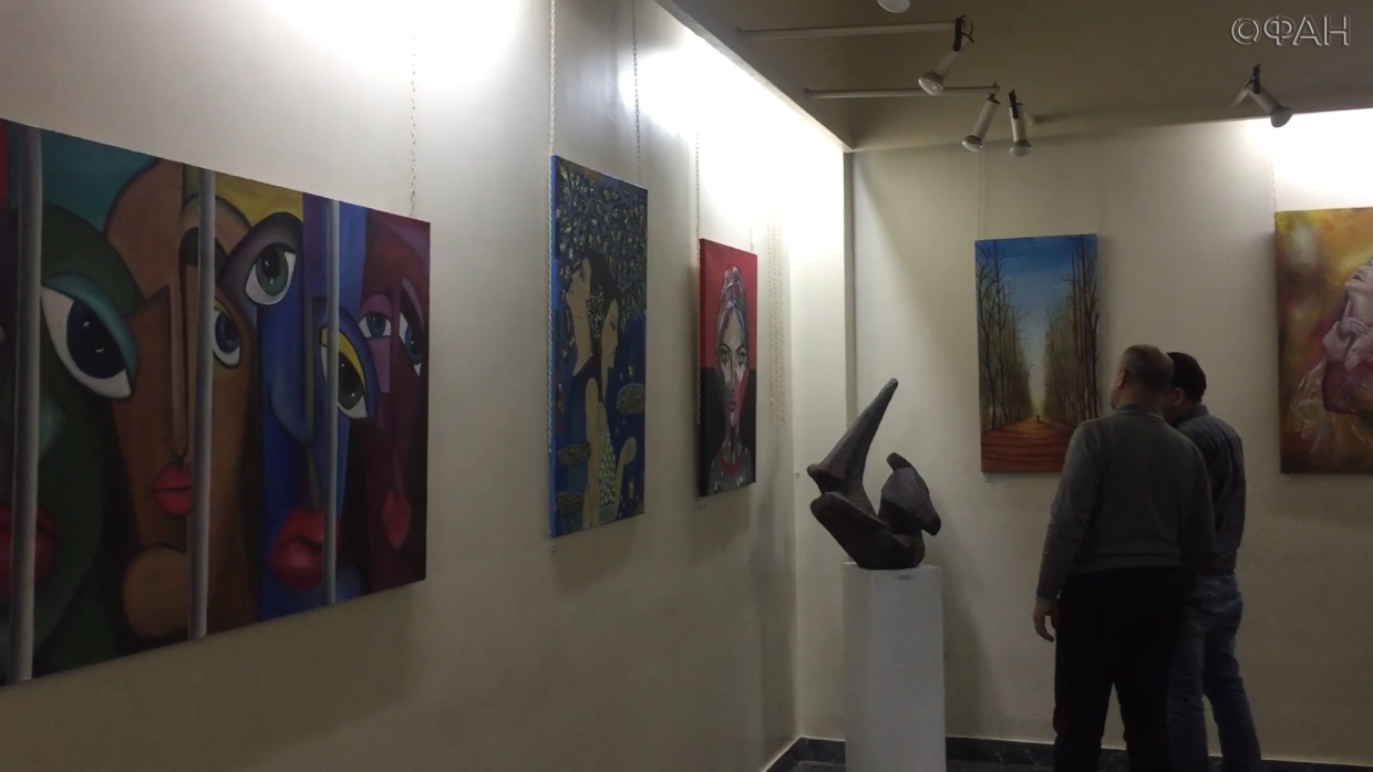 Russian-Syrian art exhibition was held in Damascus