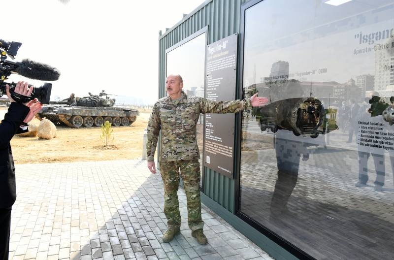 Алиев: Мы ждём ответа на вопрос о том, как ракеты «Iskander-M» оказались у армянской армии