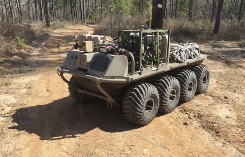 Армия США начинает финальные испытания наземных колёсных роботов MUTT