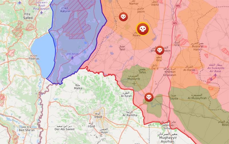Боевики атакуют позиции сирийской армии на юге страны на нескольких направлениях