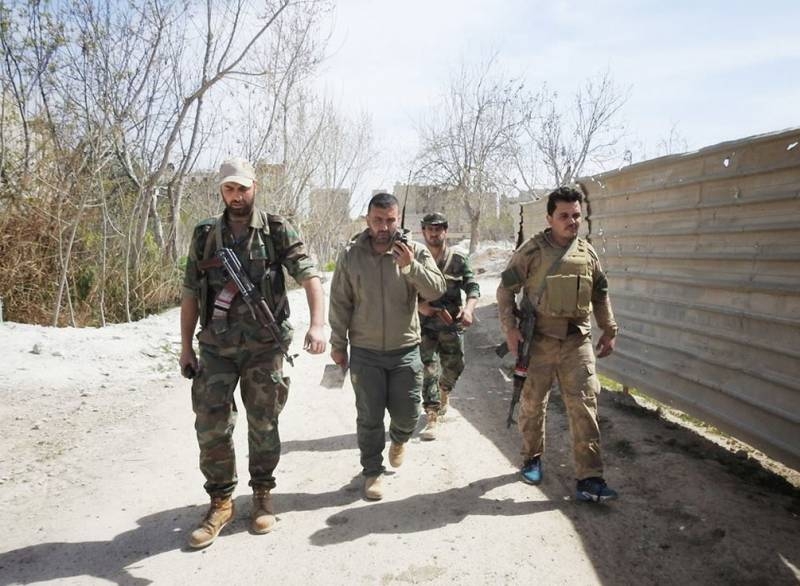 Боевики атакуют позиции сирийской армии на юге страны на нескольких направлениях