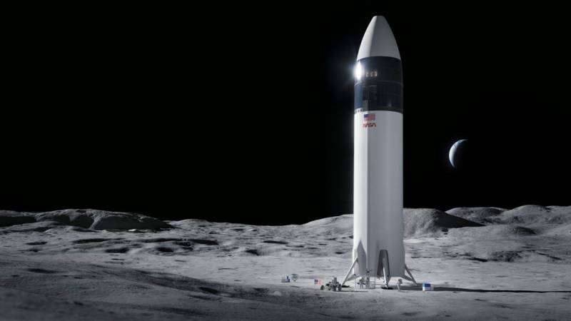 SpaseX Elon Musk will develop a lander to deliver US astronauts to the lunar surface