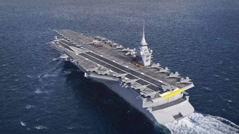 French Defense Ministry presented data on a new nuclear aircraft carrier