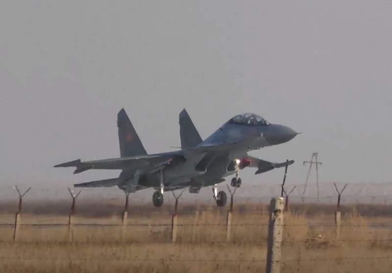 Multipurpose fighter Su-30SM crashed in Kazakhstan