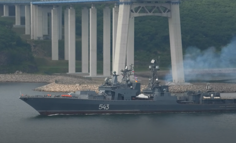 Модернизированный фрегат «Marshal Shaposhnikov» возвратился в боевой состав Тихоокеанского флота