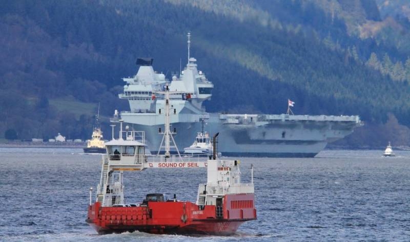 The British aircraft carrier Queen Elizabeth again faced problems in the fire extinguishing system