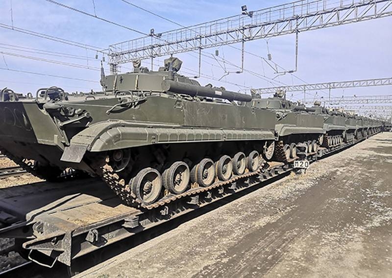 To replace the BMP-2: A large batch of new BMP-3 entered service with the Pacific Fleet Marine Corps