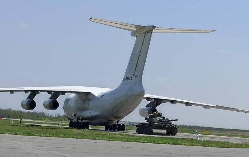 New batch of armored vehicles delivered «Kandahar prisoner» IL-76 to Serbia