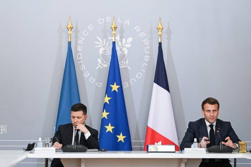 «Обещали принять в ЕС»: Zelensky held talks with Macron and Merkel