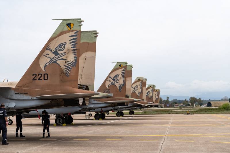 Les avions de l'armée de l'air israélienne ont décollé en raison d'une attaque à la roquette sur le territoire israélien