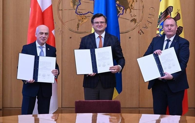 «Ассоциированное трио»: Ukraine, Georgia and Moldova agreed to work together to join the EU