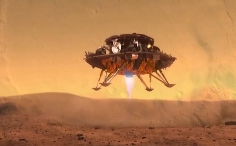 China became the third country, managed to deliver the rover to the surface of the Red Planet