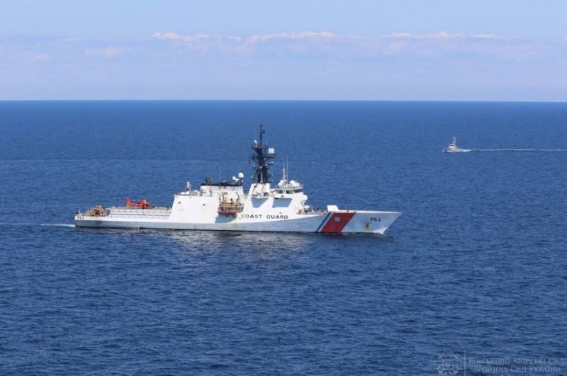 На этот раз корабли ВМФ РФ «не мешали»: Украина и Береговая охрана США провели ещё одни учения в Чёрном море
