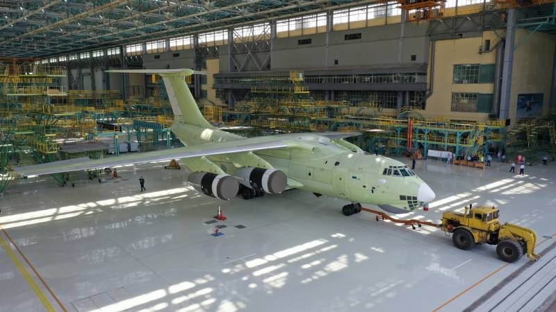 The first Il-76MD-90A was handed over for testing in Ulyanovsk, assembled on the production line