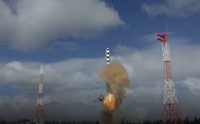В зарубежной прессе: Российская ракета «Сармат» способна уничтожить всю Англию