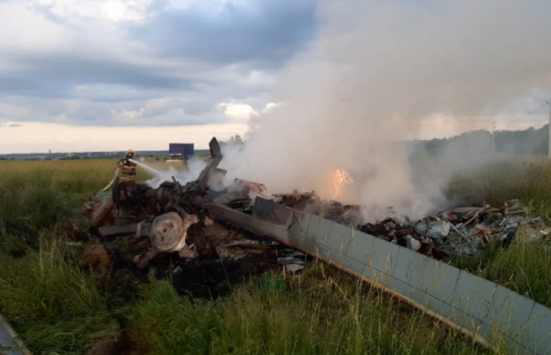 Вертолёт Ми-8 Росгвардии потерпел крушение в Ленинградской области