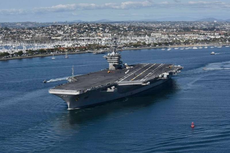 Nuclear-powered aircraft carrier USS Theodore Roosevelt (CVN-71) US Navy sent for modernization