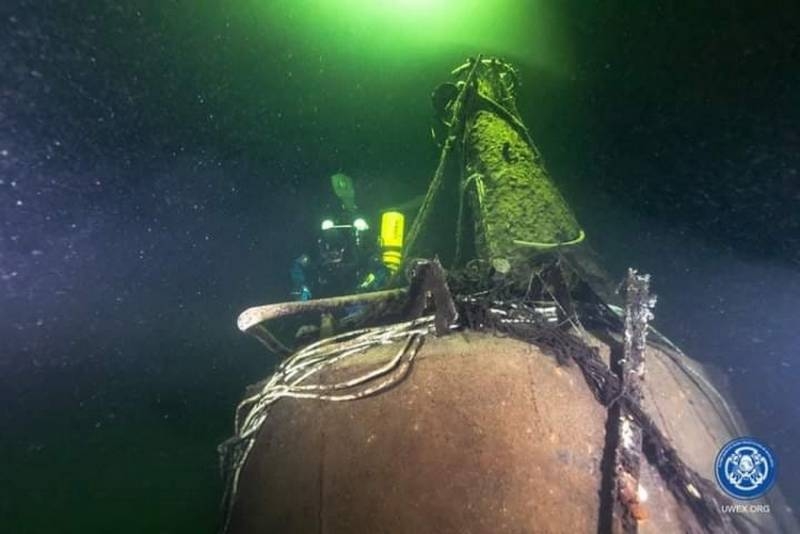 波罗的海海底发现的苏联潜艇M-96, 失踪于 1944 年