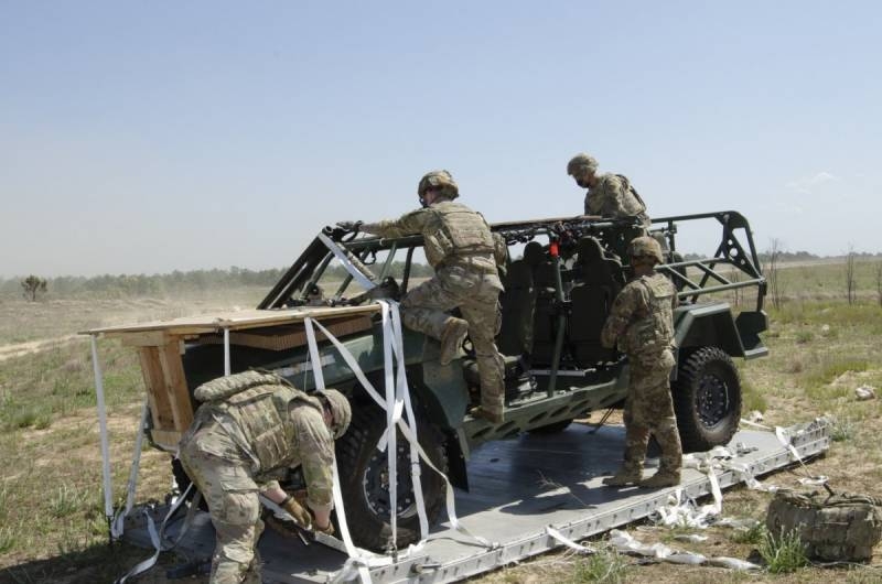 In the United States passed the first tests on the landing of a new army off-road vehicle ISV