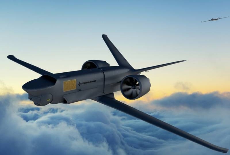 Компания General Atomics раскрыла технологию запуска и возвращения малого БПЛА Sparrowhawk на «maternal» carrier