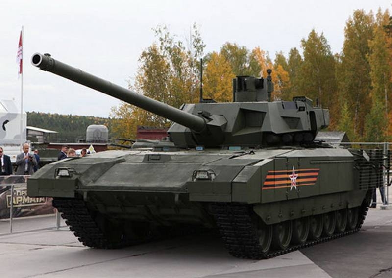 Минобороны анонсировало первые поставки новых танков Т-14 «Armani»